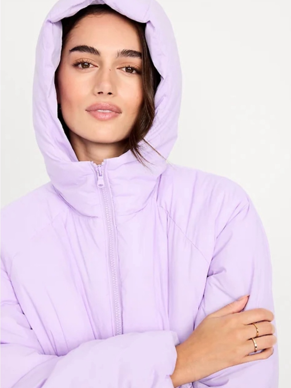 Puffer cloud lavender jacket - Picture 2 of 6